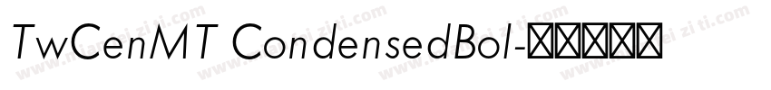 TwCenMT CondensedBol字体转换